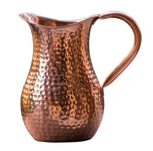 Pichet en cuivre de qualité supérieure avec design martelé Théière luxueuse à usage quotidien avec avantages fonctionnels - Product Image 1