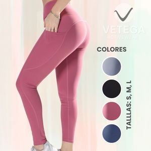 Leggings/Pantalones de Yoga de Cintura Alta con Corte Acampanado, Abertura Lateral, Tejido Gris, Sin Costuras, Elásticos, Largos, Cintura Elástica, Resistentes a las Arrugas - Product Image 1