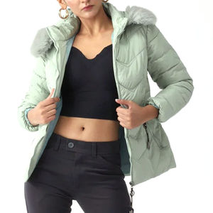 Veste matelassée pour femme respirante d'hiver, chaude, à capuche, OEM, haute qualité - Product Image 6