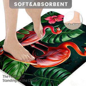 Custom Printed Bath <b>Mat</b> <b>Bathroom</b> Rug <b>Set</b> for <b>Bathroom</b> Non-Slip Shower Curtain Bath <b>Mat</b> - Product Image 3