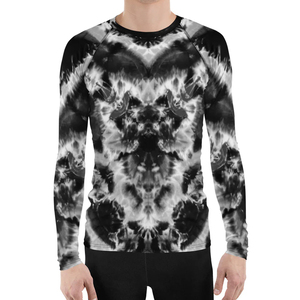 Rashguard léger pour hommes, dernier design, manches longues, t-shirt de sport avec compression unie pour hommes, rashguards - Product Image 1