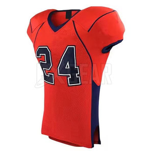 Uniforme ligero de fútbol americano de mejor diseño hecho de material que absorbe el sudor adecuado para deportes - Product Image 4