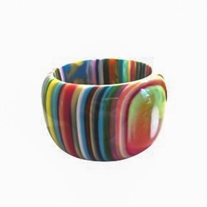 เครื่องประดับที่ไม่สิ้นสุดสร้อยข้อมืออะคริลิคเรซิ่นหลากสีแวววาวกำไลแฟชั่นสตรีทรงสี่เหลี่ยมที่ไม่เหมือนใคร - Product Image 6