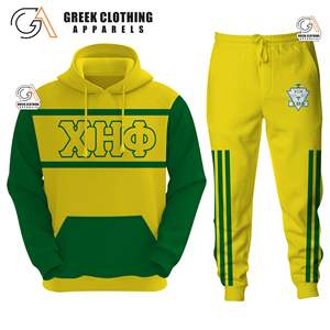 Chándal Chi Eta Phi de Alta Calidad con Logotipos Personalizados, Diseño Informal para Hombres y Mujeres, Talla Grande, Chándal para Hermandades y Fraternidades - Product Image 5
