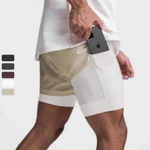 กางเกงขาสั้นผ้าตาข่ายสำหรับผู้ชายกางเกงขาสั้นผ้าตาข่ายสำหรับวิ่งออกกำลังกายสำหรับผู้ชายกางเกงขาสั้นผ้าตาข่ายสำหรับผู้ชายออกแบบโลโก้ได้ตามต้องการ - Product Image 1