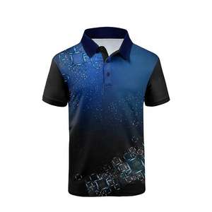 2023, venta al por mayor, camisetas de Polo de Golf para hombre con sublimación personalizada, tela de alta calidad, estilos Unisex elegantes, polos a todo Color para hombre - Product Image 6