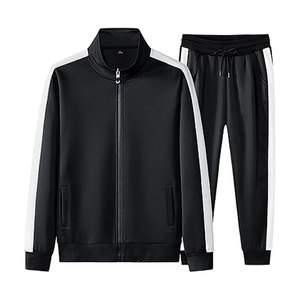 Personnalisé en Détresse Applique Broderie Patchwork Zip Up Hoodies Évasé Vintage Hommes Survêtement Unisexe - Product Image 5