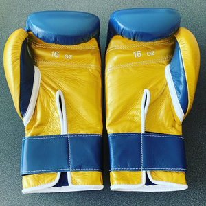 Guantes de Boxeo con Envío Gratuito, Hechos en China, Fábrica, Alta Calidad, Guantes de Boxeo Baratos, Logotipo Personalizado, Guantes de Boxeo de Cuero Auténtico - Product Image 3