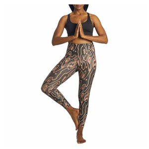 2026 Women's Seamless Elastic Waist Yoga <b>Leggings</b> Solid Pants Super Soft Anti-Bacterial <b>Gym</b> Fit Pakistan Made - Product Image 4