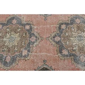 Vintage 5.2x9.9 ft Rug, Large Turkish Rug, <b>Red</b> Moroccan <b>Wool</b> Rug - Product Image 5