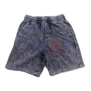 กางเกงขาสั้นผ้ายีนส์สำหรับผู้ชายกางเกงขาสั้นสำหรับวิ่งจ๊อกกิ้งผ้าคอตตอนแนววินเทจพิมพ์ลายตามสั่งดีไซน์ล่าสุด - Product Image 1
