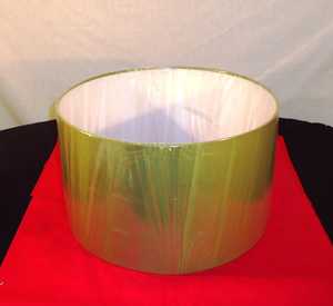 Abat-jour en tissu de cuivre de plafonnier de concepteur de tambour contemporain moderne pour des couvertures et des abat-jour de lampe - Product Image 2