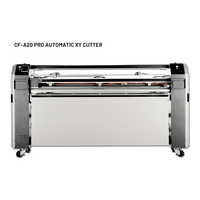 Cortadora de Papel Automática Multifunción MEFU CF-A20 Pro, Cuchilla Deslizante, Recortadora XY, Máquina de Corte de Papel Tapiz Profesional con Pantalla PLC
