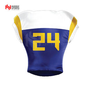 Camiseta y pantalón de fútbol americano de manga corta de último diseño, uniforme de fútbol juvenil de nuevo estilo, transpirable y a precio de venta al por mayor - Product Image 6