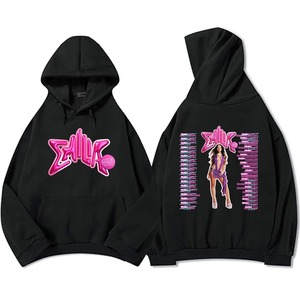 Sudadera con Capucha Emilia Mernes MP3, Sudadera de Invierno de Manga Larga con Capucha para Hombre, Ropa de Forro Polar con Bolsillo, Sudadera con Estampado Gráfico de Cantante - Product Image 5