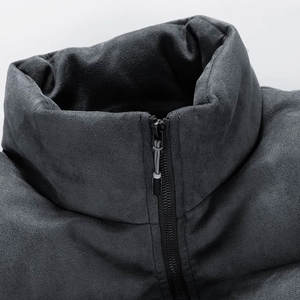 Vente en gros de vêtements de rue veste à bulles d'hiver pour hommes veste à bulles de différentes couleurs manteau surdimensionné chaud et solide veste à bulles en faux daim - Product Image 5