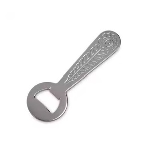 Ouvre-bouteille en métal en forme de feuille, décoratif, ouvre-bouteille en métal doré personnalisé avec logo personnalisé - Product Image 6