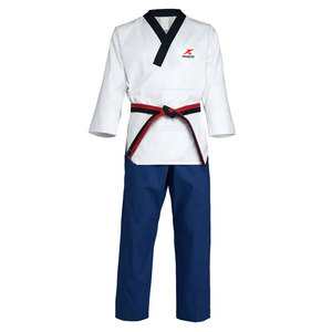 Uniforme de Judo de poliéster/algodón, diseño personalizado, ropa de lucha de manga larga para artes marciales, hombres, adultos, 300g, secado rápido - Product Image 1