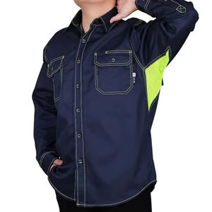 Fournisseur de vêtements de travail et de sécurité en gros OEM, prix bas, livraison rapide, vêtements de travail réfléchissants FR à haute visibilité, manches longues, respirants - Product Image 6