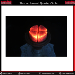 Venta al por mayor de carbón Shisha Hookah de cáscara de coco de calidad superior en forma de cuarto de círculo a granel disponible para la venta - Product Image 5