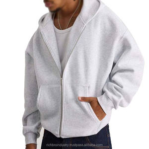 เสื้อกันหนาวมีฮู้ดสำหรับผู้ชาย, เสื้อกันหนาวผ้าฝ้าย100% หรูหรามีซิปลายกราฟิกฤดูหนาว - Product Image 1