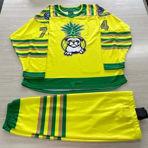 เสื้อโพลีเอสเตอร์ระบายอากาศสำหรับเล่นฮอกกี้น้ำแข็งผ้าทอลายทแยงปักโลโก้ตามสั่งเสื้อฮอกกี้น้ำแข็งสำหรับ100% - Product Image 5