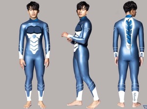 Trajes de Neopreno Transpirables de 3 mm de Spandex/Nailon para Mujer, con Cremallera Trasera Corta, Estampados, para Snorkel, Buceo, Natación, Kayak, Kitesurf y Surf - Product Image 6