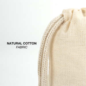 Natural Cotton <b>Drawstring</b> <b>Pouch</b> 4x5 Favor & Gift Bag - Product Image 6