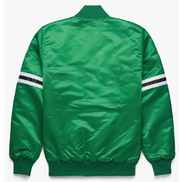 Veste en satin Ultimate Style Comfort Raiders Starter, col montant, motif uni, logo frontal, décontractée, imperméable et coupe-vent pour l'hiver