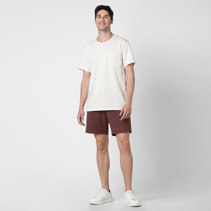 2025 coupe régulière hommes décontracté Sport Shorts vêtements de sport séchage rapide respirant solide uni teint personnalisé élastique - Product Image 4