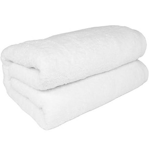 Serviette de bain en tissu microfibre Ultra absorbant de haute qualité respirant poids moyen soie/coton mélange broderie Unique bon - Product Image 1