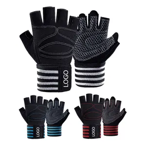 Workout Gloves with Wrist Wraps, Gym Gloves with Full Palm Pad, Weight  Lifting Gloves for Men Women, Enhanced Grip Sport Glove for Fitness,  Gymnastics, Cycling - China Weight Lifting Glove and Exercise