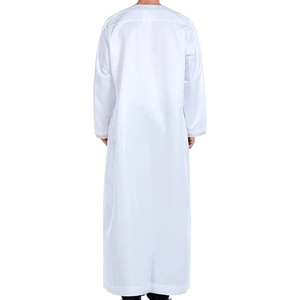 Service OEM Thobes respirants pour hommes best seller Vêtements islamiques tendance Thobes musulmans prix bon marché - Product Image 3