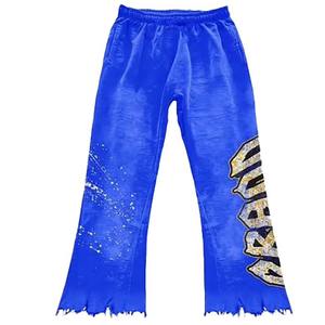 ชุดวอร์มดีไซน์สกรีนลายแบบกำหนดเองได้เต็มที่ ประดับด้วยคริสตัล ดีไซน์ทันสมัย ผ้าอุ่นสบาย เหมาะสำหรับสวมใส่ในชีวิตประจำวัน สำหรับทุกเพศ - Product Image 6