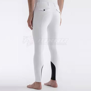 Medias de equitación transpirables para mujer Pantalones ecuestres cómodos con bolsillo En stock - Product Image 4