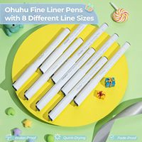 Coffret cadeau Ohuhu Ensemble de marqueurs à alcool 72 couleurs 16 feuilles de coloriage 8 stylos à lignes fines et carnet de croquis pour adolescentes Gi de Noël