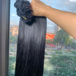 Vente en gros de pointe plate chaude de toutes les couleurs Extension de cheveux humains vietnamiens Qualité brute Prix 60cm Super Premium - Product Image 1