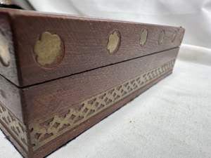 Caja de madera hecha a mano Venta caliente Regalos y manualidades Cajas de madera Letreros de pared Hecho EN LA India - Product Image 2