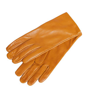 2025 New Best Wholesale Winter Fashion Yellow Color Ladies Leather <b>Gloves</b> For Women Wear - Product Image 4