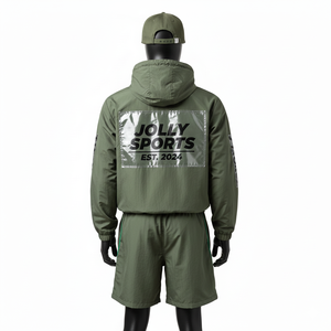 Nuevo Conjunto de Pantalones Cortos Cortavientos de Nailon y Poliéster Premium 2026, Diseño de Paneles Ligeros con Transferencia de Calor, Conjunto de Pantalones Cortos Cortavientos para Hombre - Product Image 2