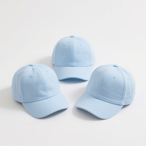 Customized Kids Baseball Cap Embroidered Logo Unstructured Dad Hat Plain Blank Canvas Denim Fashion Style Kids' Baseball Hat - Product Image 1