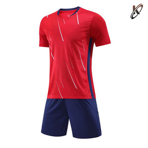 Uniformes de fútbol de equipo transpirables recién llegados uniformes de equipo de fútbol de diseño OEM hechos en fábrica para venta en línea - Product Image 2