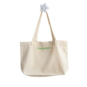 Sac fourre-tout sans fond en toile de coton robuste 12 oz, mini format, avec poignées, plusieurs couleurs disponibles, pour courses et épicerie, sac à bandoulière - Product Image 3