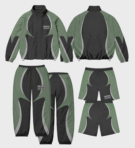 Survêtement de haute qualité respirant 100% nylon léger écologique fabriqué en usine coupe régulière pour les sports de plein air pour hommes - randonnée - Product Image 2