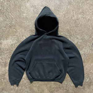 Zom Garment Personalizable Hombres de alta calidad Jersey de algodón Sudadera con capucha de gran tamaño Temporada de invierno Con capucha Sin cuerda Recortada Estampado de capucha - Product Image 4