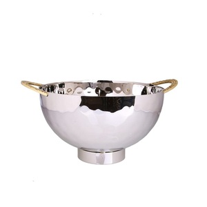 Bol de service à base de boule en résine de style minimaliste vintage Design doré Ustensiles de cuisine de table Vaisselle Saladier Prix de gros - Product Image 6