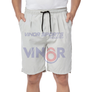 Short de survêtement d'extérieur d'été imprimé avec logo personnalisé unisexe vente en gros nouveau style décontracté pour hommes et femmes en polyester et coton à motif solide - Product Image 1