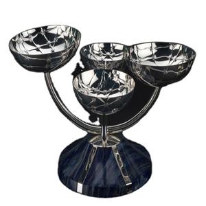 Ensemble de 6 bols à noix pour la maison, les hôtels, les restaurants, les noix et les Fruits, bol rond en Aluminium au design moderne, bols à salade et à vaisselle en métal - Product Image 3