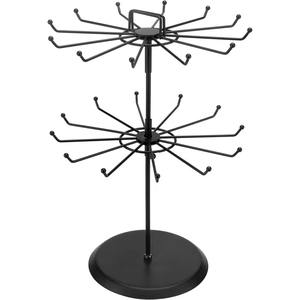 Fontaine Design Noir Bijoux Stand pour Boucles D'oreilles Colliers Anneaux Organisateur Élégant pour Vanity Table et Home Decor - Product Image 3