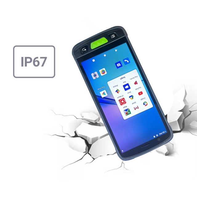Barcode Scanner Rugged Handheld Android 9.0 Handheld Terminal Rugged PDA 5.5 Inch PDA Rug Handheld